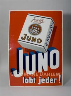Reklameschild für 